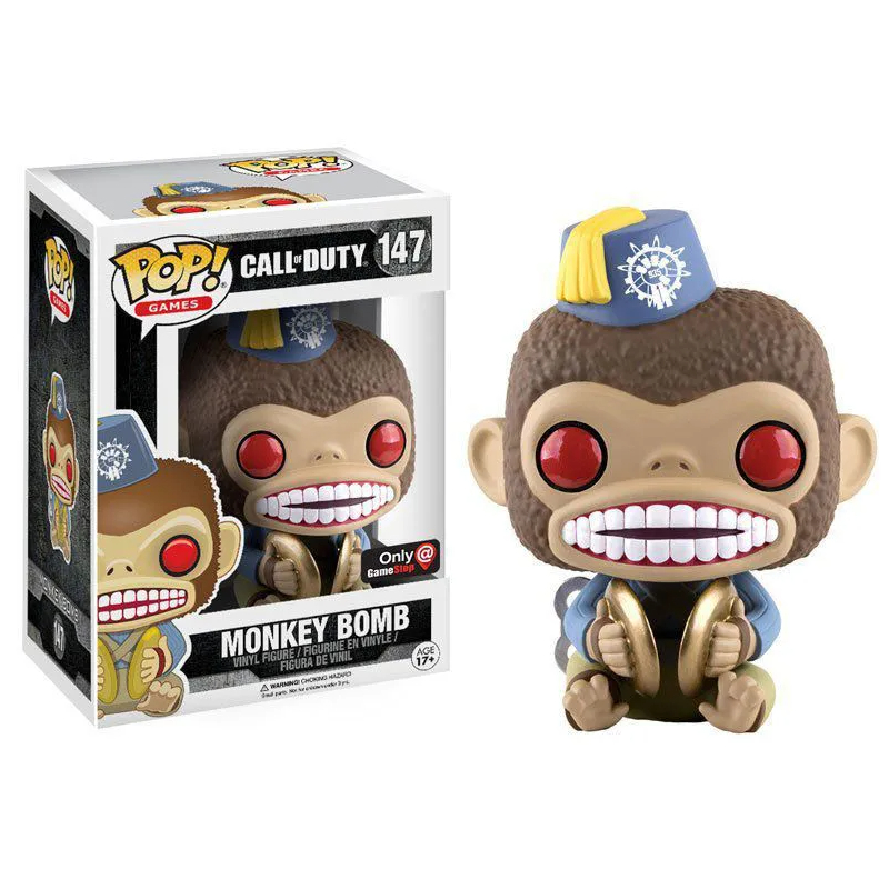 Funko Pop! Games Call Of Duty Monkey Bomb 147 Exclusivo Original