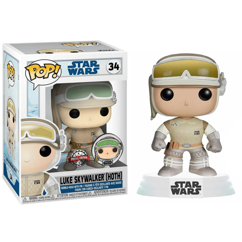 Funko Pop! Star Wars Luke Skywalker Hoth 34 Exclusivo Original