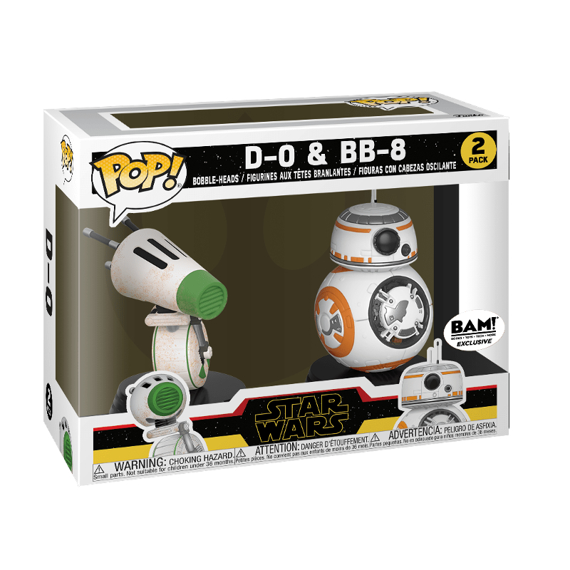 Funko Pop! Star Wars D-O & BB-8 2 Pack Exclusivo Original - Moça