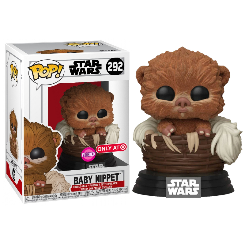 Funko Pop! Star Wars Baby Nippet 292 Exclusivo Flocked Original