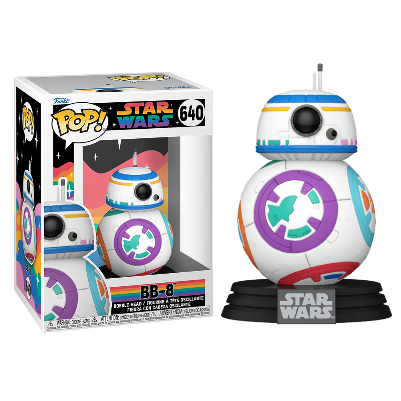 Funko Pop! Star Wars Pride BB-8 640 Original Colecionavel - Moça