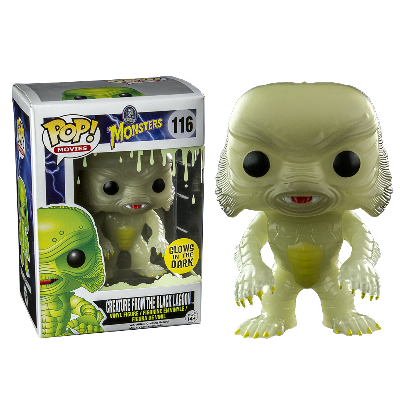 Funko Pop! Filme Monstros Creature From The Black Lagoon 116 Exclusivo Glow