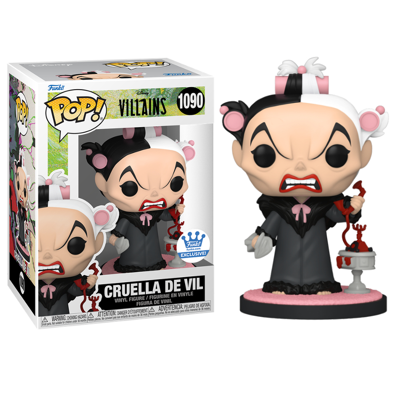 Funko Pop! Disney Villains Cruella De Vil 1090 Exclusivo Original