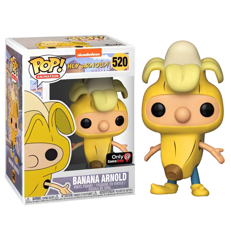 Funko Pop! Animation Hey Arnold Banana Arnold 520 Exclusivo Original