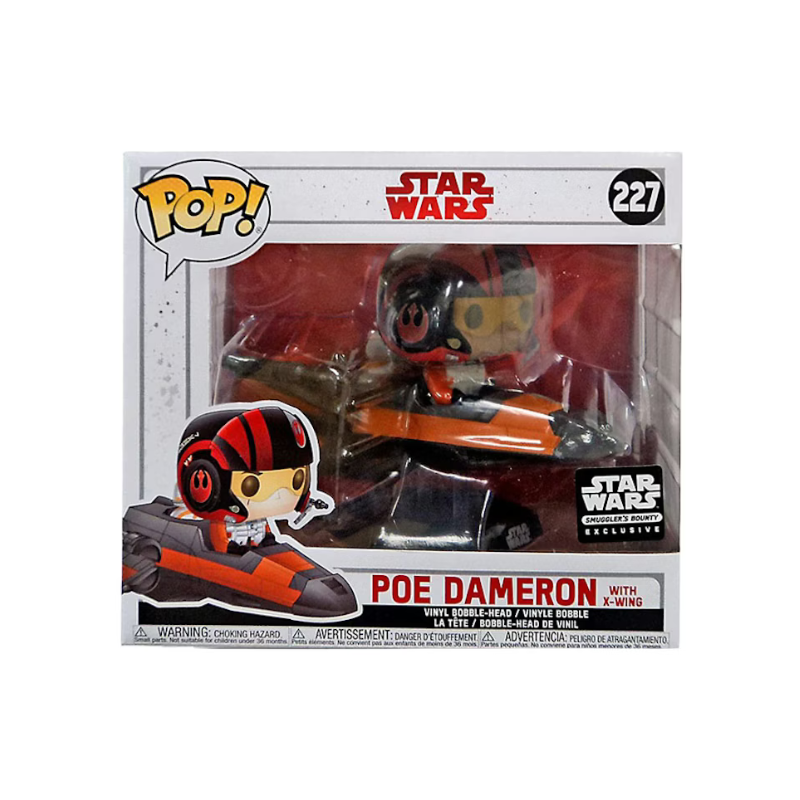 Funko Pop! Star Wars Poe Dameron With X-Wing 227 Exclusivo