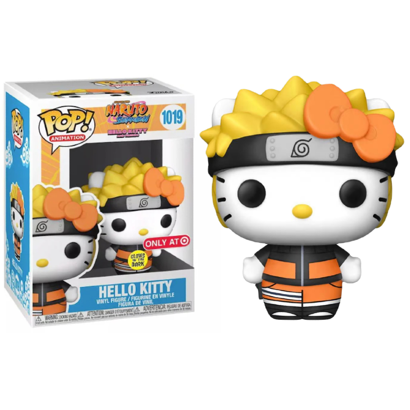 Funko Pop! Animation Naruto Hello Kitty 1019 Exclusivo Glow