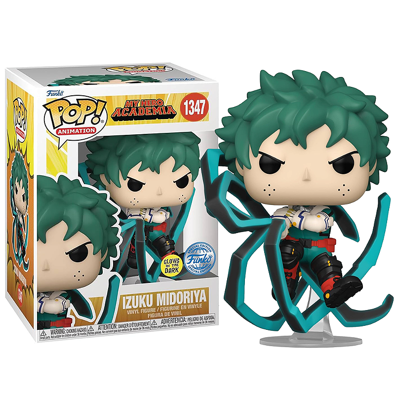 Funko Pop!My Hero Academia Izuku Midoriya 1347 Exclusivo Glow