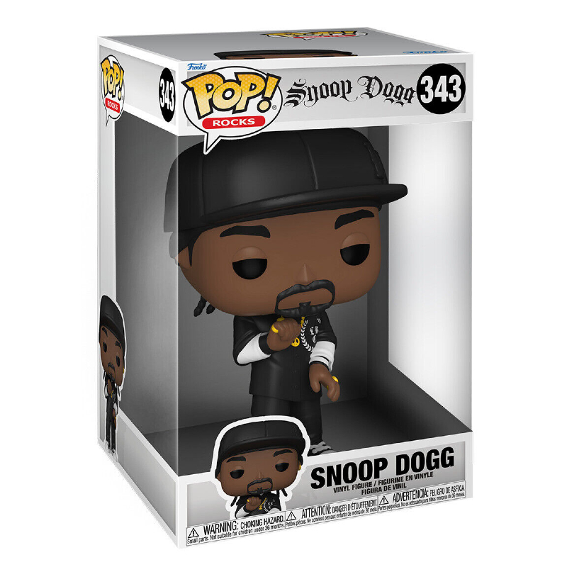 Snoop Dogg フィギュア Funko Pop! Rocks Snoop Dogg 343 10 Polegadas Original - Moça do