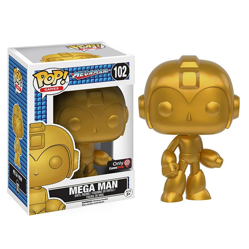 Funko Pop! Games Mega Man 102 Exclusivo Gold