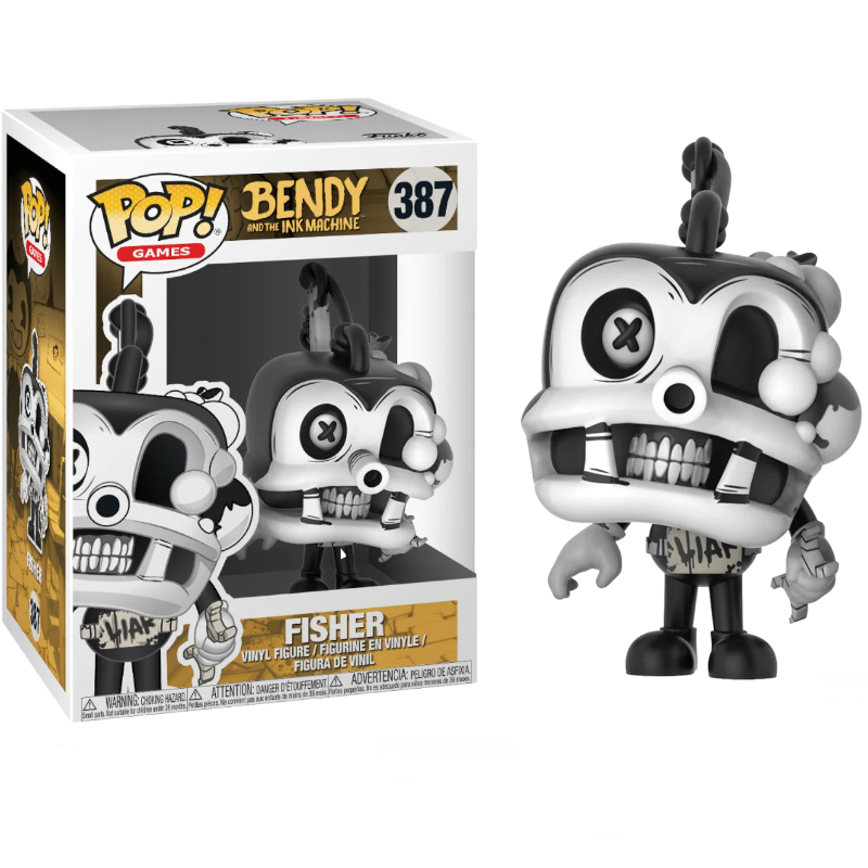 Funko Pop! Games Bendy And The Ink Machine Fisher 387 Original