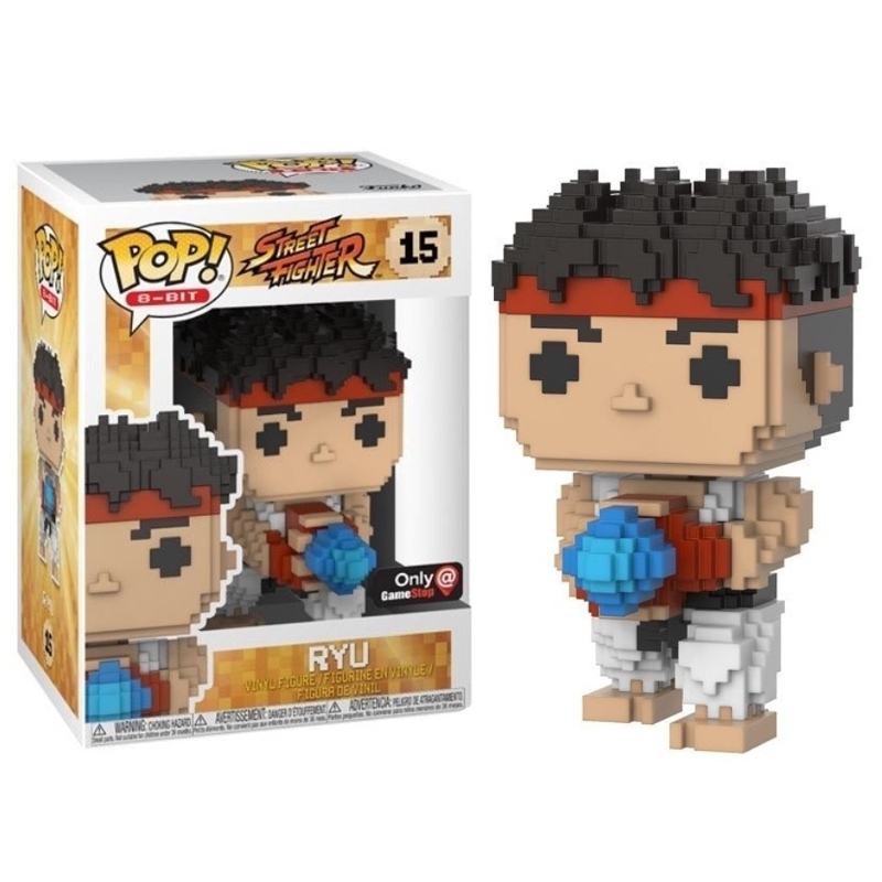 Funko Pop! 8-Bit Street Fighter Ryu 15 Exclusivo