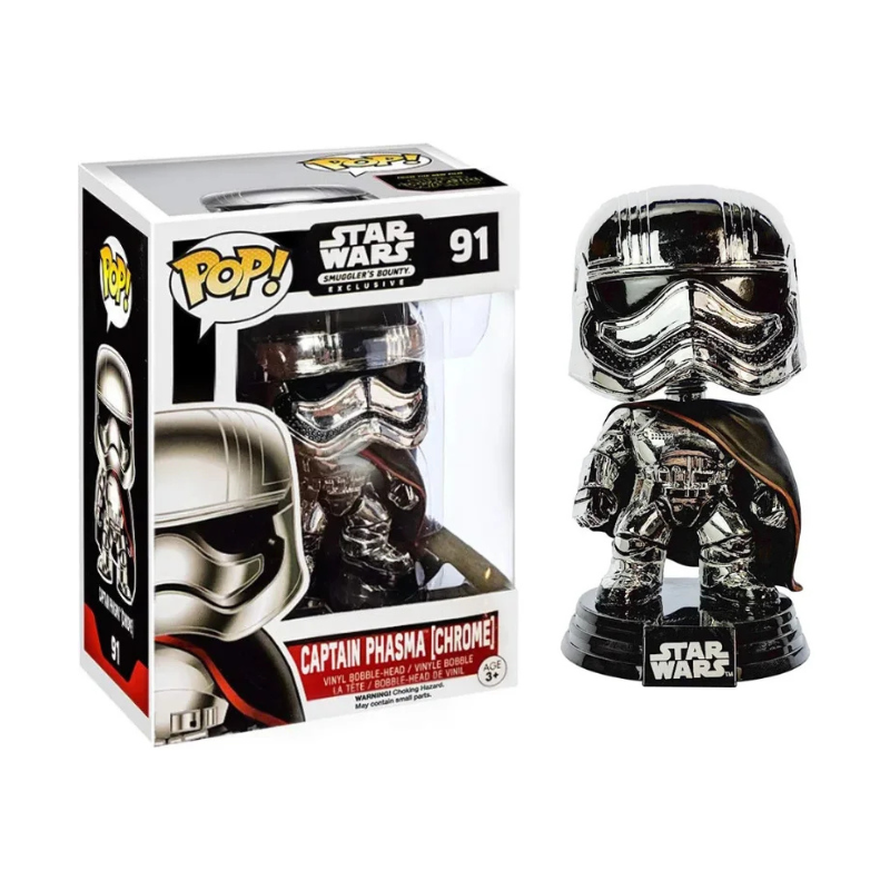 FunkoPop！91 CAPTAIN PHASMA キャプテン　ファズマ Funko Pop! Star Wars Captain Phasma Chrome 91 Original