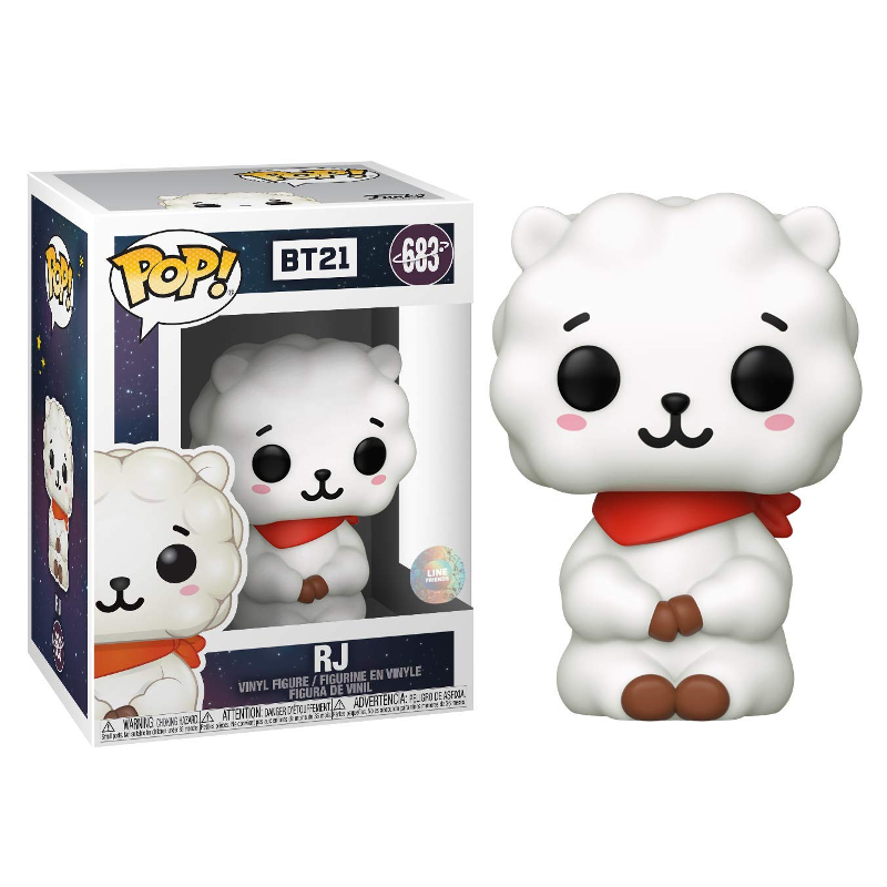 Funko Pop! Rocks BTS BT21 RJ683 Exclusivo Original Colecionavel