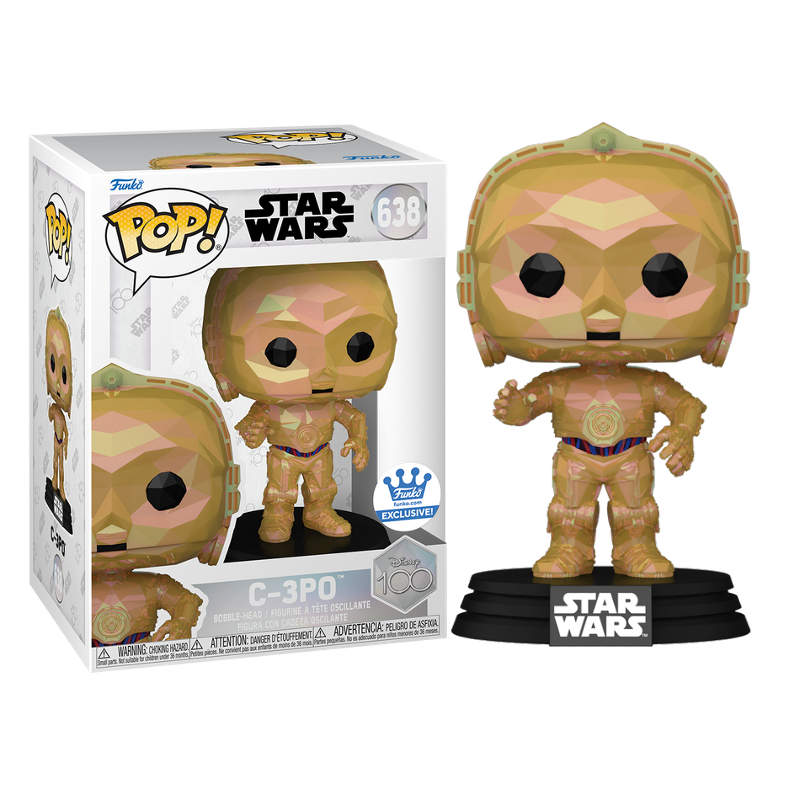 Funko Pop! Television Star Wars C-3PO 360 Exclusivo Original - Moça do Pop  - Funko Pop é aqui!