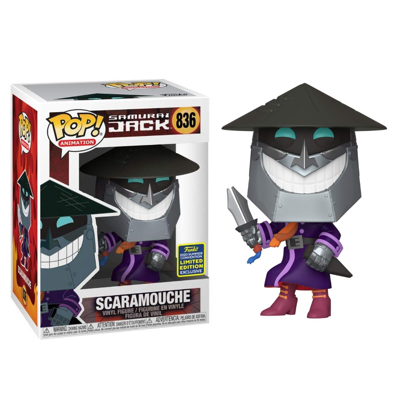 Funko Pop! Animation Samurai Jack Scaramouche 836 Exclusivo
