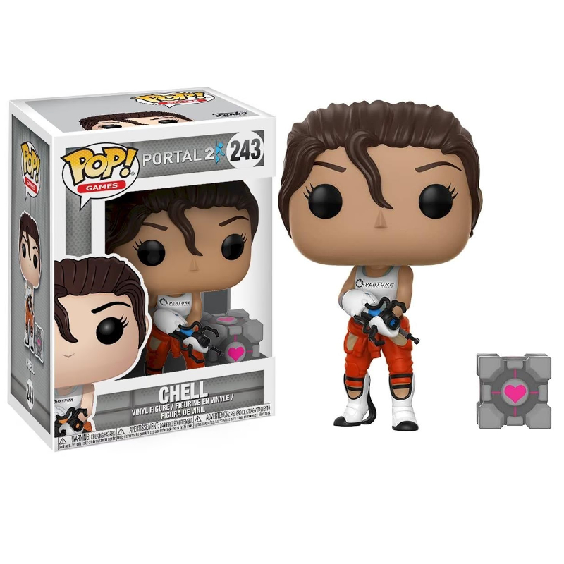 Funko Pop! Games Portal 2 Chell 243 Original Colecionavel - Moça