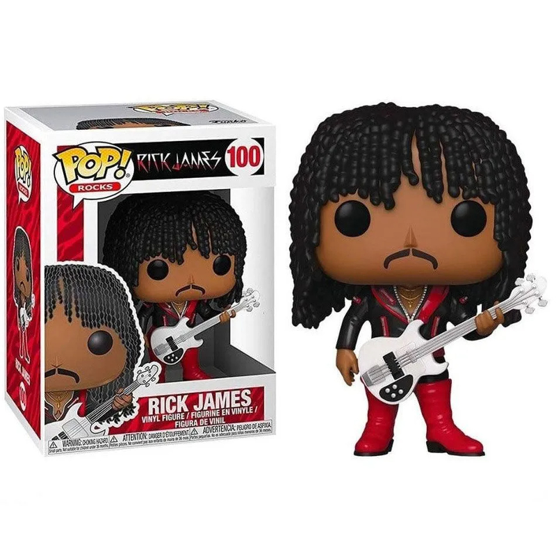 Funko Pop! Rocks Rick James 100 Original Colecionavel - Moça do