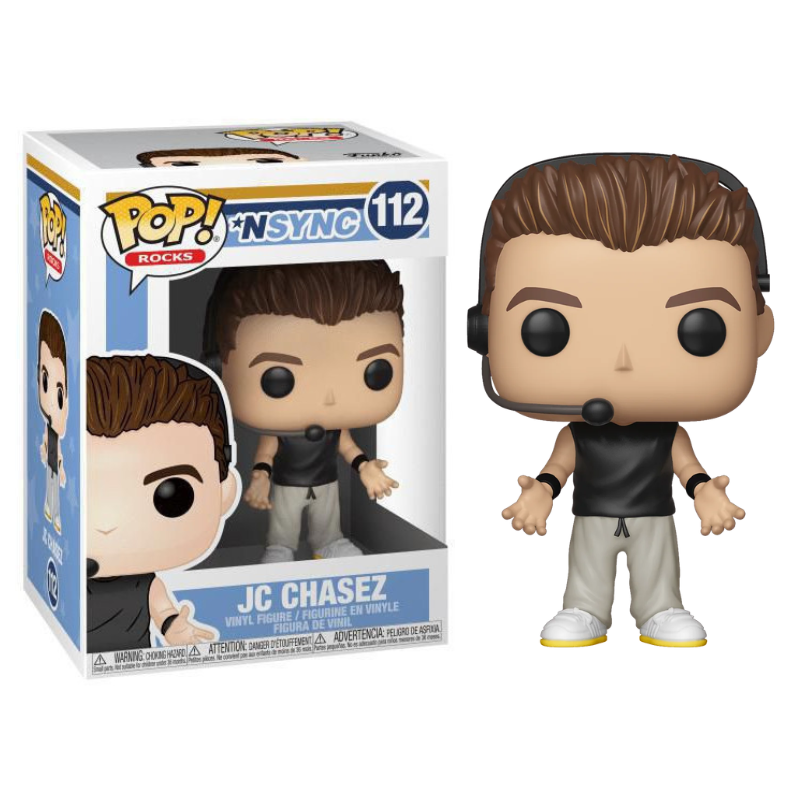 Funko Pop! Rocks Nsync Jc Chasez 112 Original Colecionavel - Moça