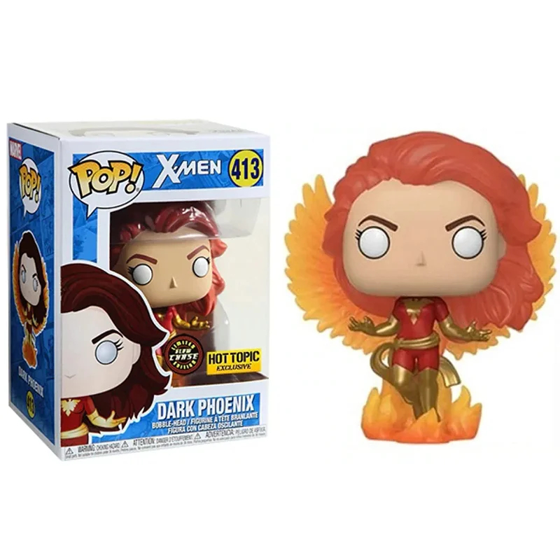Funko Pop! Marvel X-Men Jean Grey Dark Phoenix 413 Exclusivo Glow