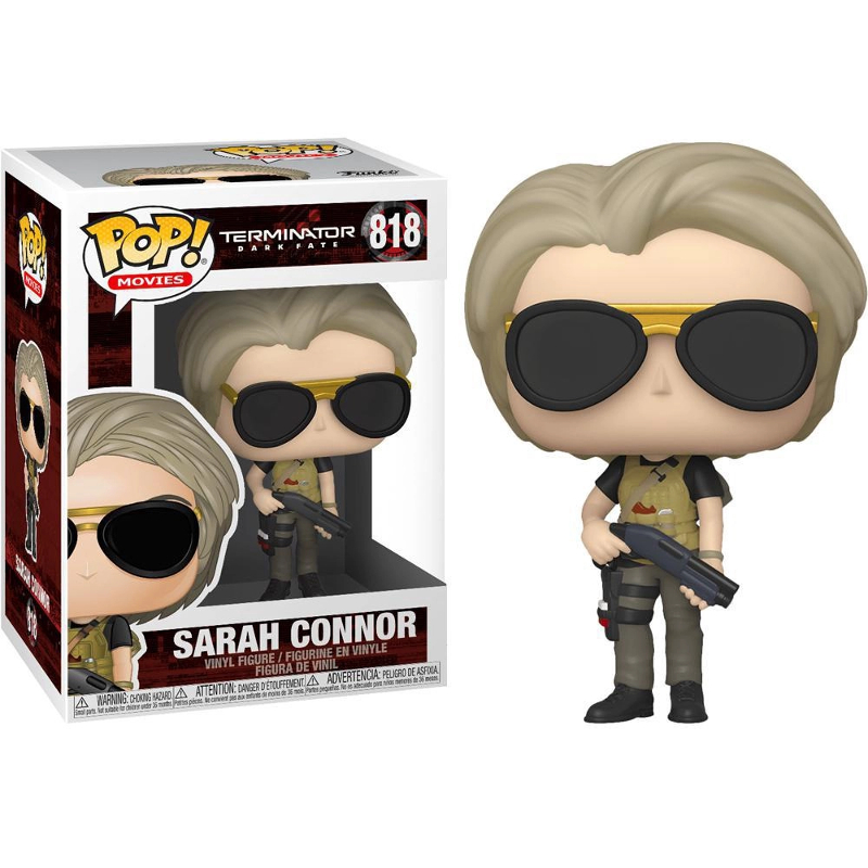 Funko Pop! Filme O Exterminador do Futuro Sarah Connor 818 - Moça