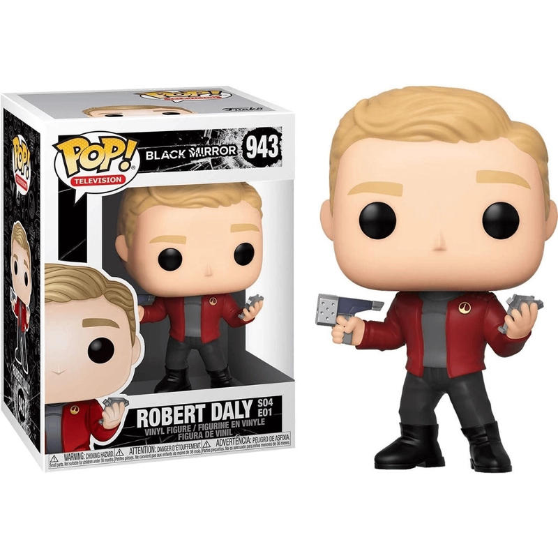 Funko Pop! Television Black Mirror Robert Daly 943 Original - Moça