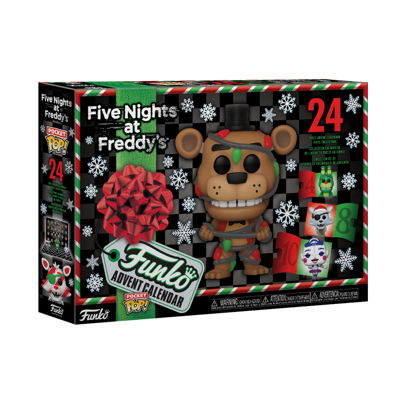 Funko Pop! Calendar Advent Games Five Nights at Freddy's 24 Pecas - Moça do  Pop - Funko Pop é aqui!