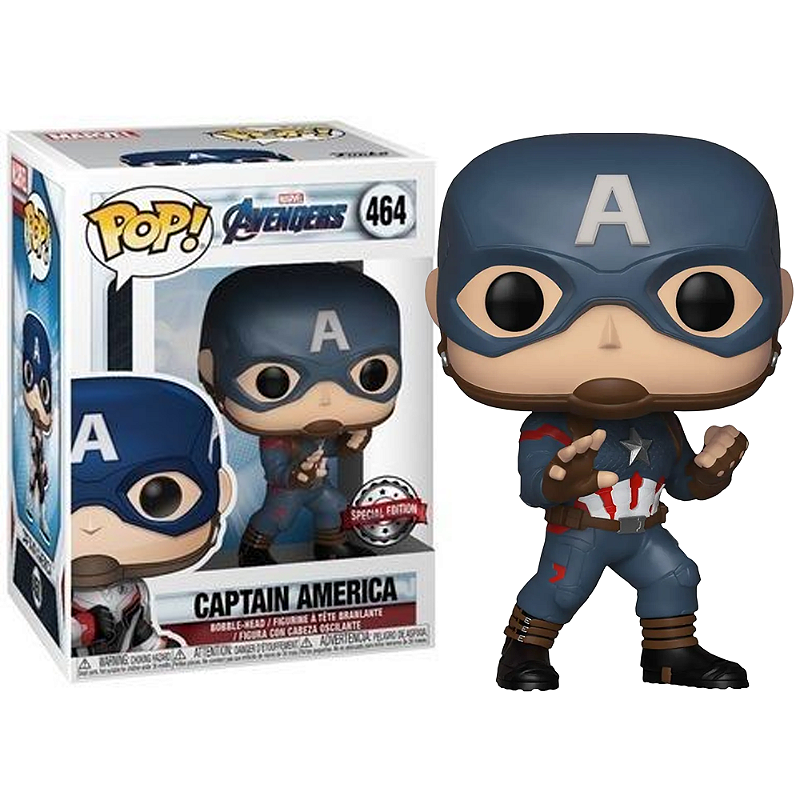 Funko Pop! Marvel Capitão America / Captain America 464 Exclusivo