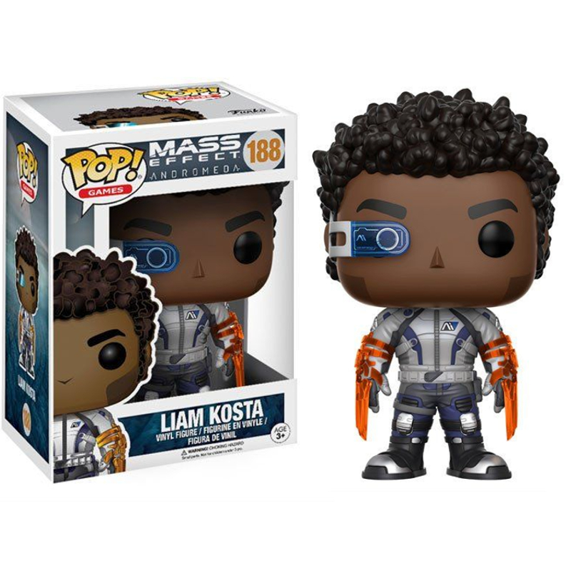 Pop 188 Funko Pop! Games Mass Effect Andromeda Liam Kosta 188 Original - Moça ...