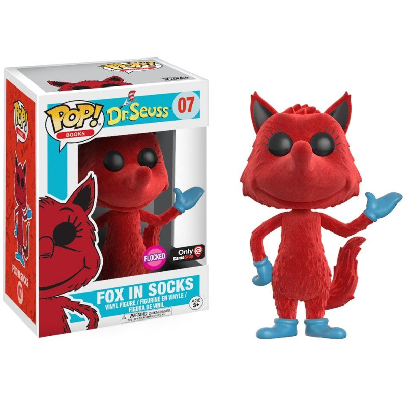 Funko Pop! Books Dr. Seuss Fox In Socks 07 Exclusivo Flocked Funko Pop! Books Dr. Seuss Fox In Socks 07 Exclusivo Flocked