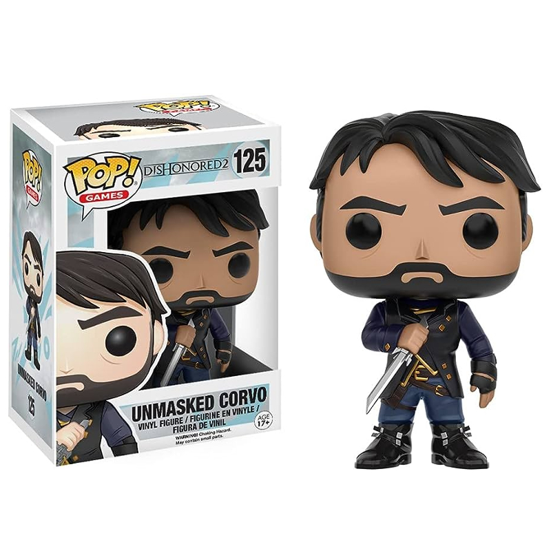 Funko Pop! Games Dishonored 2 Unmasked Corvo 125 Exclusivo