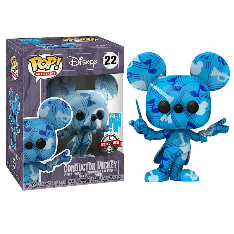 Funko Pop! Art Series Disney Mickey Mouse Conductor Mickey 22 Exclusivo