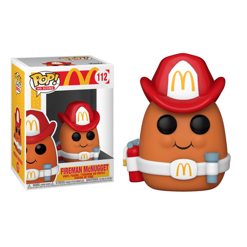Funko Pop! Ad Icons Mc donalds Fireman Mcnugget 112 Original