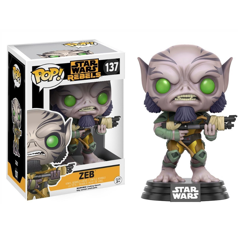 Funko Pop! Star Wars Rebels Zeb 137 Original Colecionavel - Moça