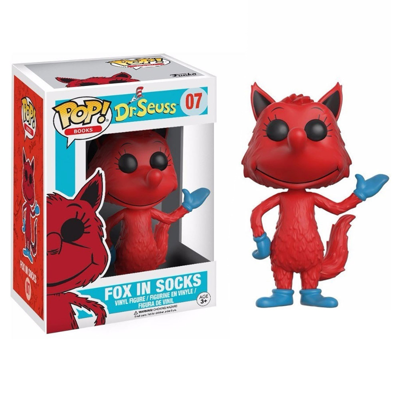 Funko Pop! Books Dr.seuss Fox In Socks 07 Original Colecionavel