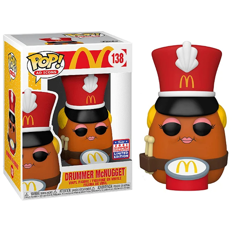 Funko Pop! Ad Icons Mcdonalds Drummer Mcnugget 138 Exclusivo