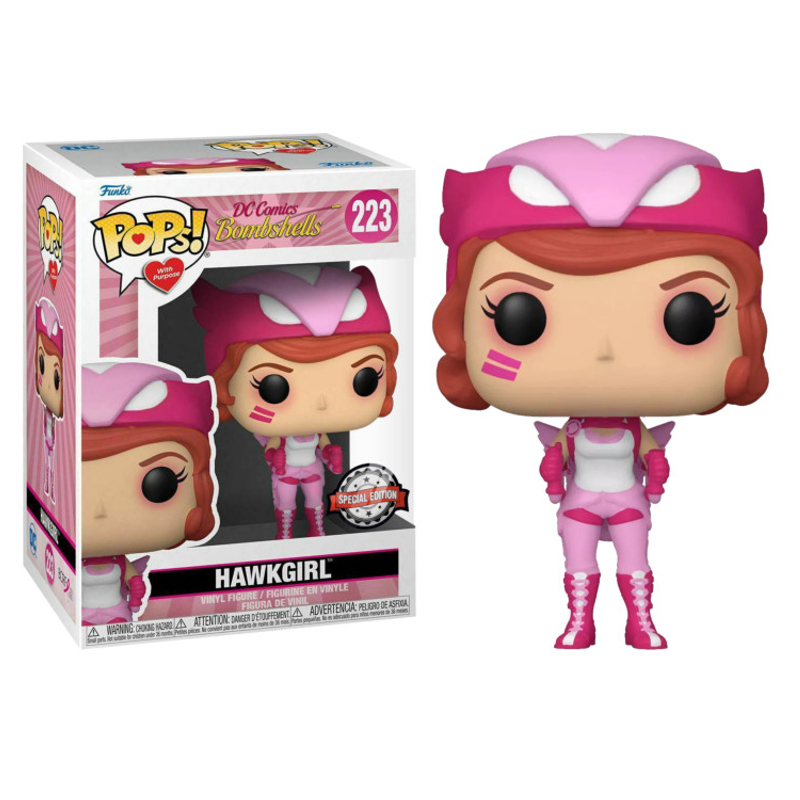Funko Pop! Dc Comics Bombshell Breast Awareness Hawkgirl 223