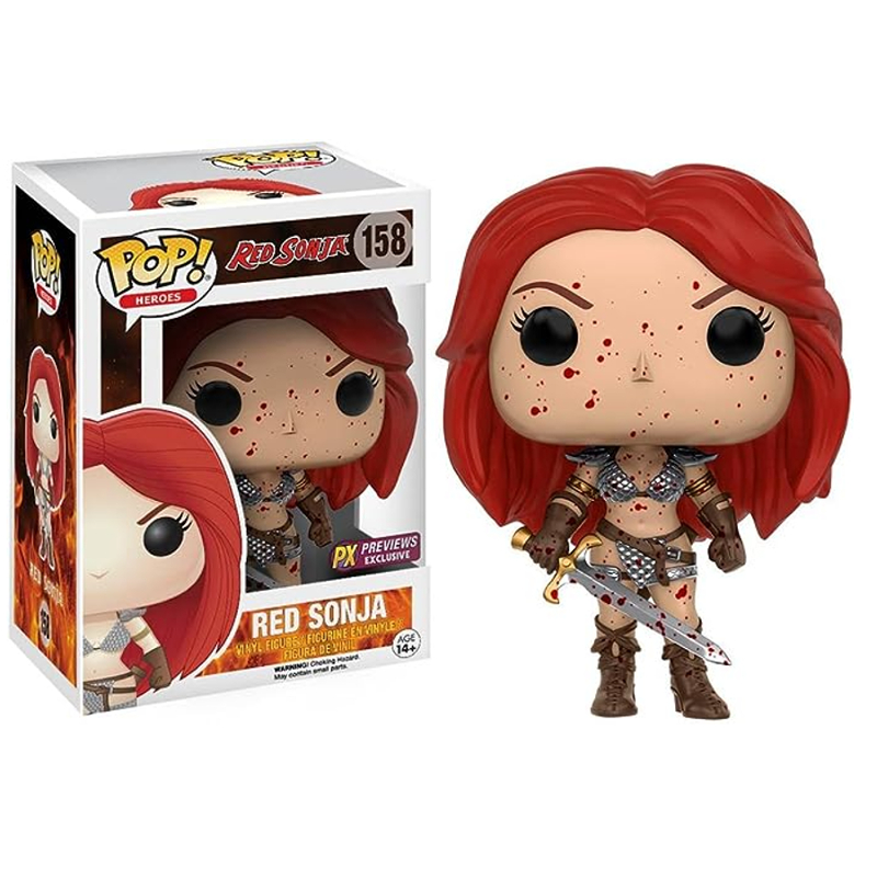 【希少】FUNKO POP！レッドソニア　限定血しぶきver　RED SONJA Funko Pop! Heroes Red Sonja Exclusive Red Sonja 158 Exclusivo