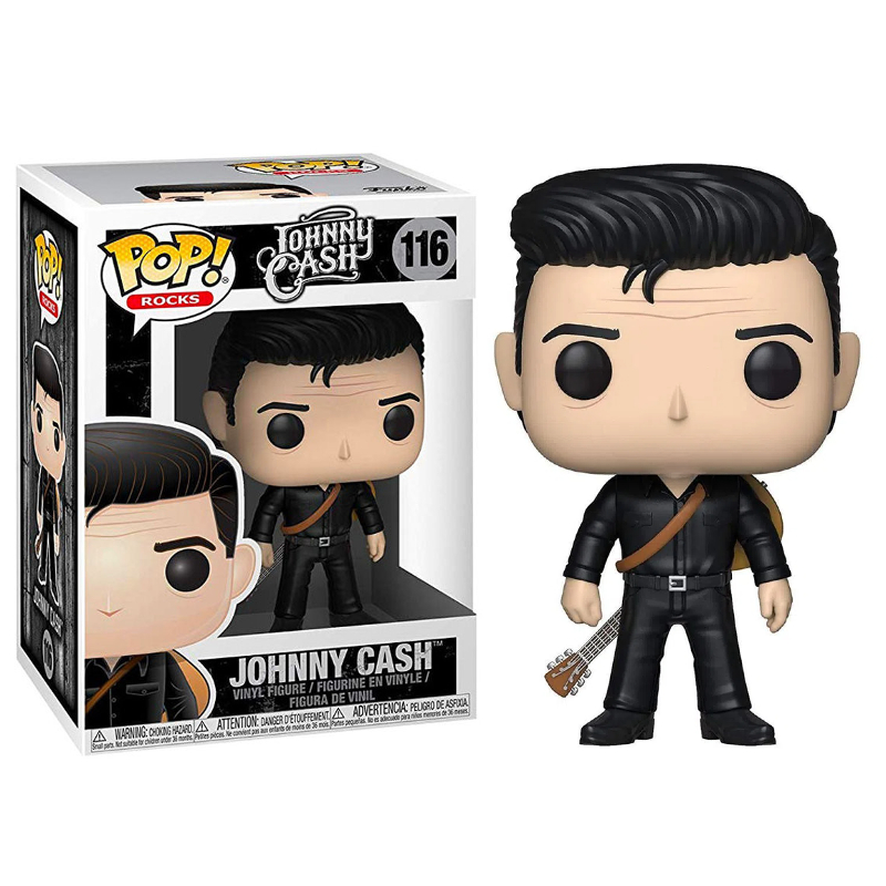 Funko Pop! Rocks Johnny Cash 116 Original Boneco Colecionavel