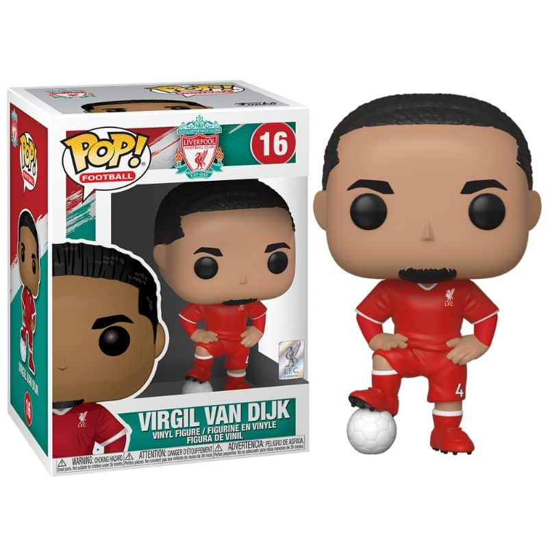 Funko Pop! Football Futebol Liverpool Virgil Van Dijk 16 Original