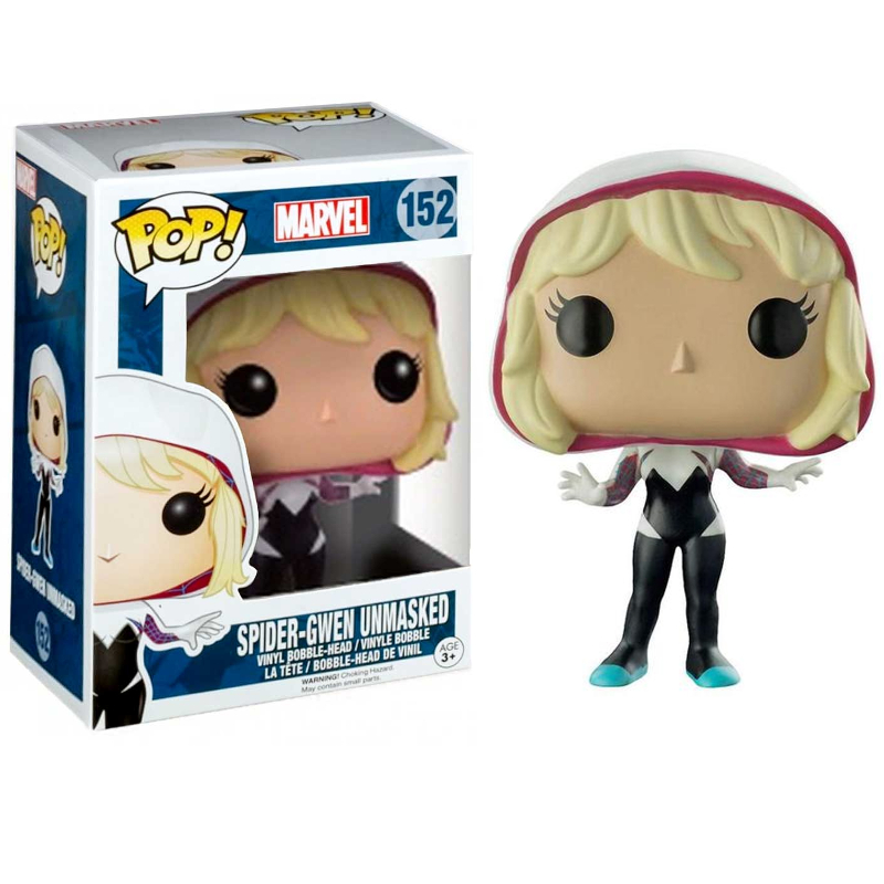 Funko Pop! Marvel Exclusive Spider-gwen Unmasked 152