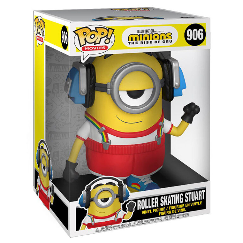 Funko Pop! Filmes Minions 2 Roller Skating Stuart 906 Original