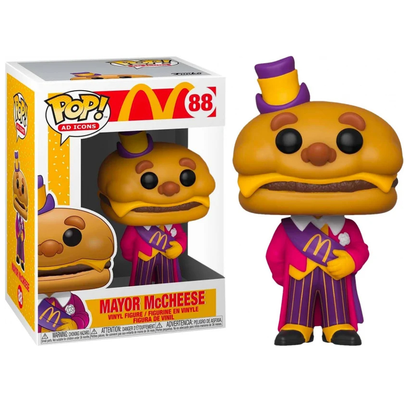 McDonald's Mayor McCheese フィギュア 2体セット Funko Pop! Ad Icons McDonalds Mayor Mccheese 88 Original - Moça do