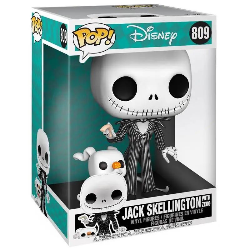 Funko Pop! Disney Jack Skellington With Zero 809 Original Funko Pop! Disney Jack Skellington With Zero 809 Original
