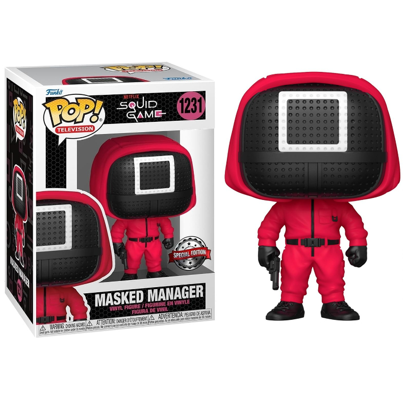 Funko Pop! Television Round 6 Masked Manager 1231 Exclusivo - Moça do ...
