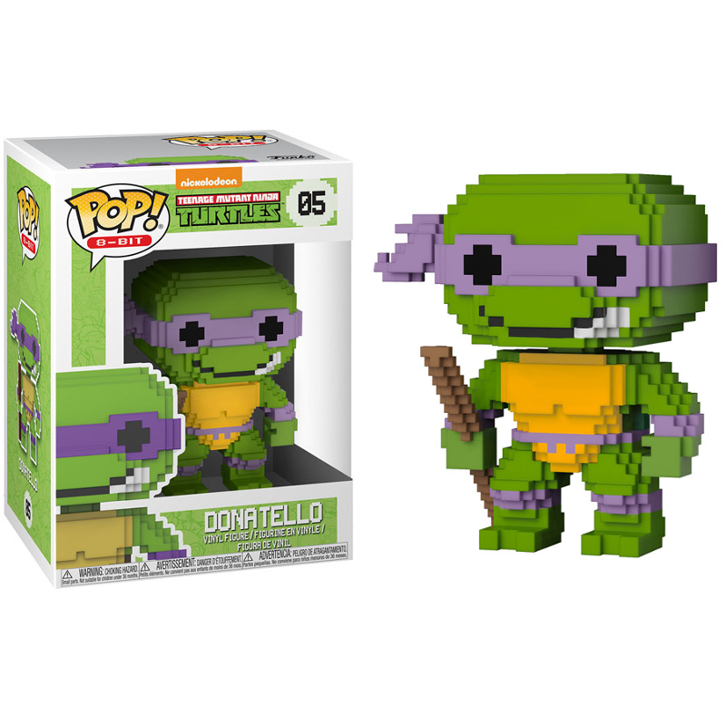 Funko Pop! 8-bit Turtles Ninja Donatello 05 Original Colecionavel