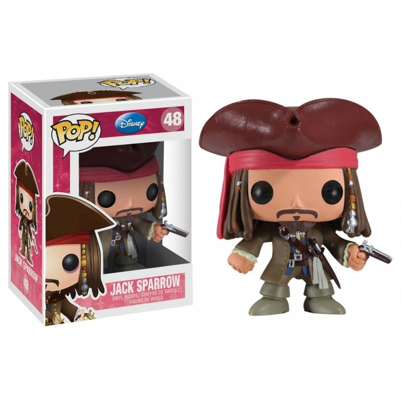 Funko Pop! Filme Disney Piratas do Caribe Jack Sparrow 48 Original