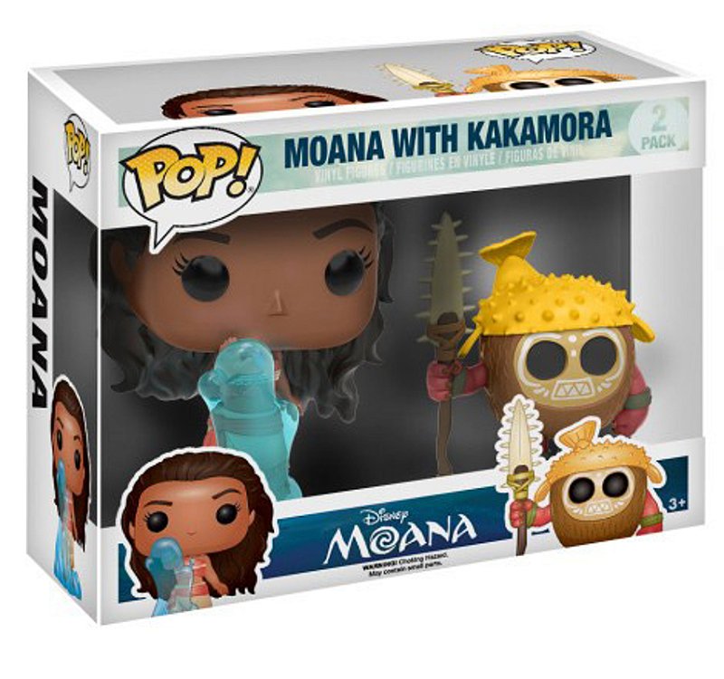 Funko Pop! Disney Moana With Kakamora 2 Pack Original Colecionavel