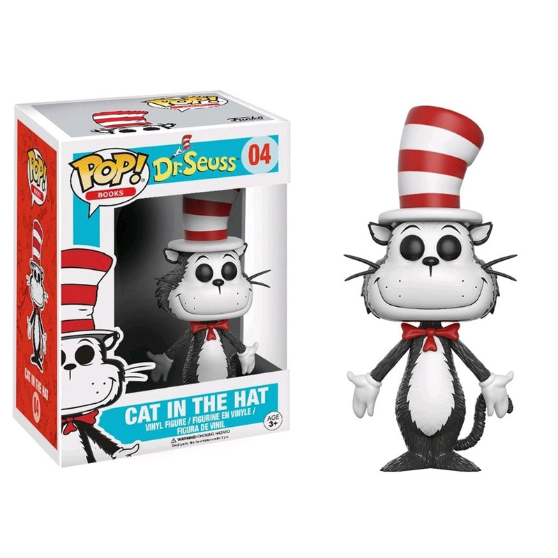 Funko Pop! Books Seuss Cat In The Hat 04 Original Colecionavel