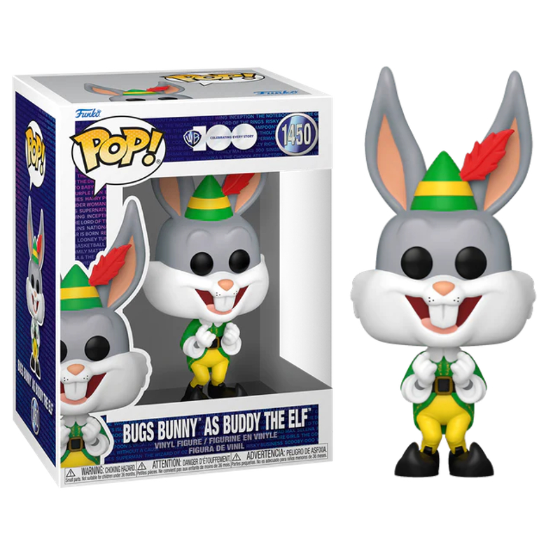 Funko Pop! Animation Looney Tunes WB Bugs Bunny As Buddy The Elf 1450