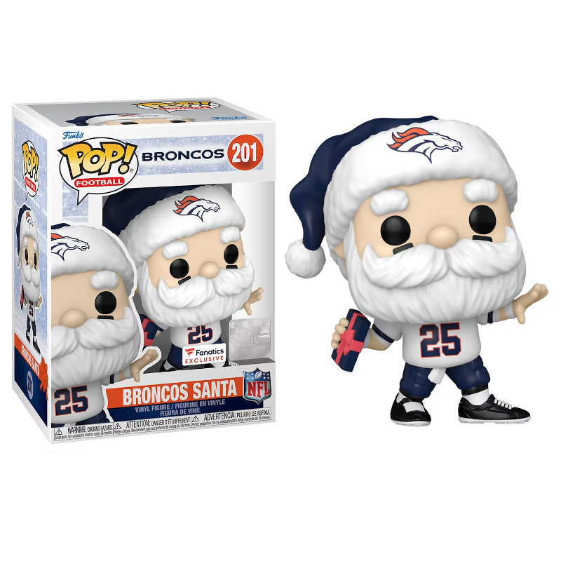 Funko Pop! Football Broncos Santa 201 Exclusivo Original